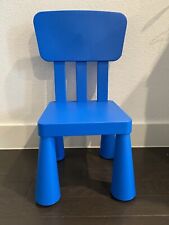 IKEA MAMMUT Krzesło dziecięce, wewnętrzne/zewnętrzne niebieskie, nowe  na sprzedaż  Wysyłka do Poland