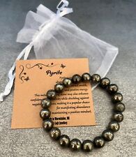 Pyrite bracelet stretch for sale  COVENTRY