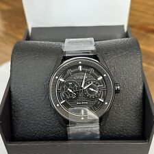 CITIZEN Eco-Drive CTO Black IP Stainless Steel Men's Watch BU4025-59E MSRP: $350, used for sale  Shipping to South Africa