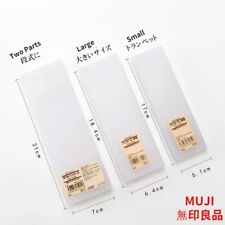 Muji pencil casetransparent for sale  Shipping to Ireland