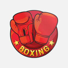 Calcomanía de vinilo con símbolo de etiqueta de boxeo segunda mano  Embacar hacia Mexico