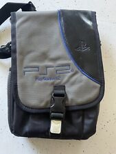 Bolsa de viagem oficial Sony PlayStation 2, PS2 fina estojo de transporte com alça de ombro comprar usado  Enviando para Brazil