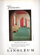 Publicite linoleum jean d'occasion  Baignes-Sainte-Radegonde