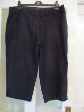 Black cropped trousers for sale  UK