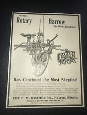 1907 kramer rotary for sale  Paoli