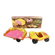 Vintage 1973 Barbie Goin Camping Set Breezy Buggy Car Pop Up Tent Trailer Box for sale  New Hudson