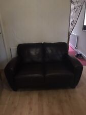 Sofa seater leather for sale  CROYDON