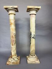 Pair marble plinths for sale  CROWBOROUGH