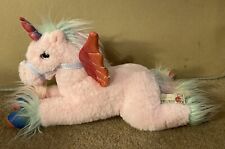 KEEL TOYS MAGICAL RAINBOW WINGED UNICORN PLUSH SOFT TOY 14” for sale  Shipping to South Africa