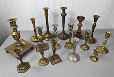 Lot of 16 Unbranded Brass Candle Holders Assorted Styles and Sizes for sale  Shipping to South Africa