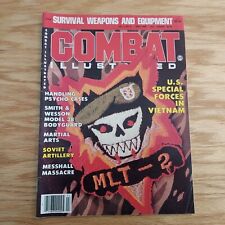 Vintage Combat Illustrated Magazine Abril 1982 Manuseio Estojos Psycho, usado comprar usado  Enviando para Brazil