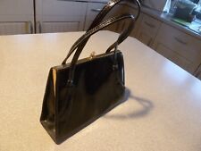 Vintage black patent for sale  EXETER