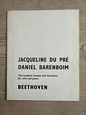 Jacqueline Du Pre Daniel Barenboim 1969 Beethoven comprar usado  Enviando para Brazil
