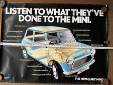 Classic mini poster for sale  COLCHESTER