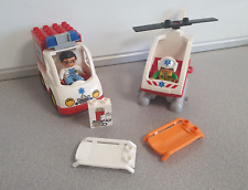 (D11) Lego Duplo Karetka pogotowia Lekarz ratunkowy Helikopter Nagły wypadek na sprzedaż  Wysyłka do Poland
