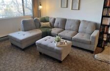 grey couch ottoman for sale  Clarkston