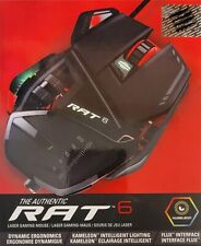 Mad Catz RAT6 Laser Gaming Mouse, Black., used for sale  Shipping to South Africa