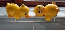 Pair yellow duck for sale  LEICESTER