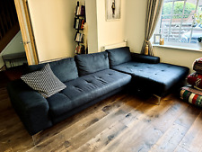 Fabric shaped sofa for sale  HORSHAM
