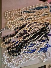 Faux pearl necklaces for sale  WELLING