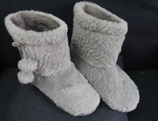 hard sole slipper boots for sale  BOLTON