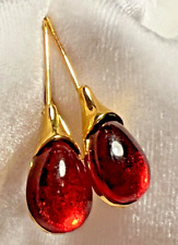 gold plated drop earrings for sale  Brunswick