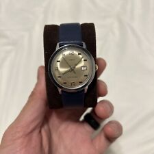 EXCELENTE RELÓGIO DE PULSO MASCULINO VINTAGE 1971 TIMEX MARLIN CORDA MANUAL 26570-2571 FUNCIONANDO, usado comprar usado  Enviando para Brazil