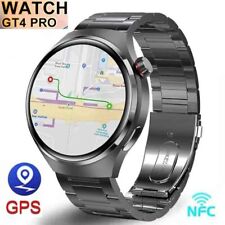 GT4 Pro Waterproof Smart Watch NFC GPS Tracker AMOLED BT Call Sports Men Women for sale  Shipping to South Africa