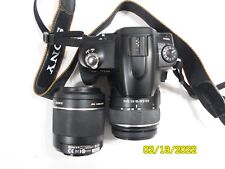 Câmera Sony Digital SLR DSLR-A230 2 lentes Sony SAL1855 SAL 55200-2 carregador bateria comprar usado  Enviando para Brazil