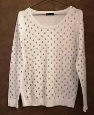 Pull coton blanc d'occasion  Bourg-de-Thizy