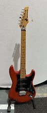 Used, Mustang Strat Style Orange Electric Guitar GC (AN_7063) for sale  Shipping to South Africa