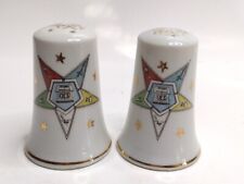 Usado, Agitadores de sal e pimenta Masonic Order of the Eastern Star Freemason #3788  comprar usado  Enviando para Brazil