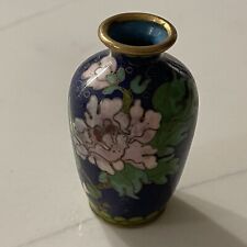 Cloisonné enamel vase for sale  Milton