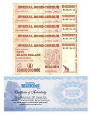 Zimbabwe billion special for sale  Santa Ana