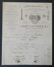 Invoice 1879 plumbing d'occasion  Expédié en Belgium