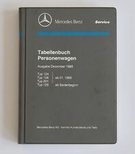 Mercedes tabellenbuch pkw gebraucht kaufen  Fellbach-Oeffgn.,-Schmiden