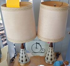 gold bedside 2 table lamps for sale  Lincoln