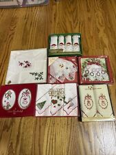 Vintage embroidered christmas for sale  Sonora