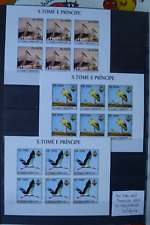 briefmarken sao tome und principe, 3 kleinbögen, postfrisch, usado comprar usado  Enviando para Brazil