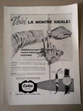 Publicité 1956 montre d'occasion  Bordeaux-