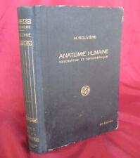 1943 VINTAGE FRENCH MEDICAL HARDCOVER BOOK – HUMAN ANATOMY vol. 1 for sale  Shipping to South Africa