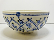 Bowl blue lattice for sale  Shipping to Ireland