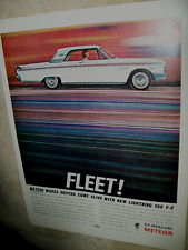 1963 Mercury Meteor - Fleet 260 V-8 anúncio de carro grande, usado comprar usado  Enviando para Brazil