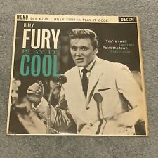Billy fury play for sale  BROMLEY