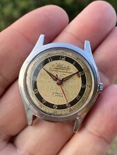 Rare Vintage Watch Atlantic Varldstarur Original Dial Bullseye Radium na sprzedaż  Wysyłka do Poland