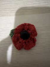 knitted poppy for sale  PORTSMOUTH