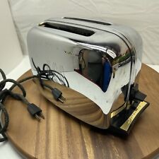 Vintage 1950s TOASTMASTER Chrome Automatic Pop Up Toaster 1B24 Art Deco Works! for sale  Shipping to South Africa