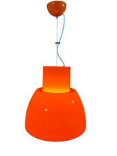 Suspension lampe orange d'occasion  France