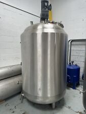 1500l jacketed stainless for sale  PETERBOROUGH