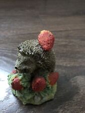Hedgehog strawberry figurine for sale  LUTON